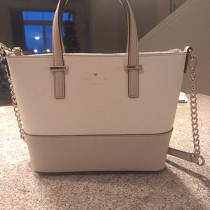 Kate Spade White/Beige Purse